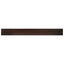 Vindueskarme 2 stk. Mørk Brun 140 x 15 x 2 cm Solid bøg