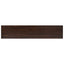 Vindueskarme 2 stk. Mørk Brun 80x 20 x 2 cm Solid bøg