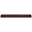 Vindueskarme 2 stk. Mørk Brun 100 x 20 x 2 cm Solid bøg