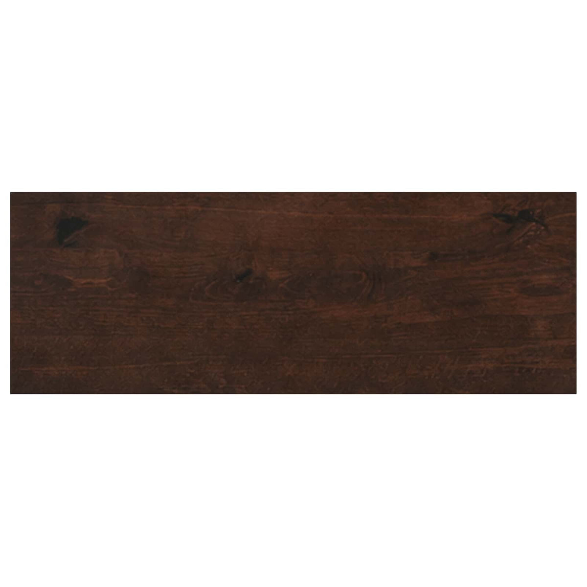 Vindueskarme 2 stk. Mørk Brun 80x 25 x 2 cm Solid bøg
