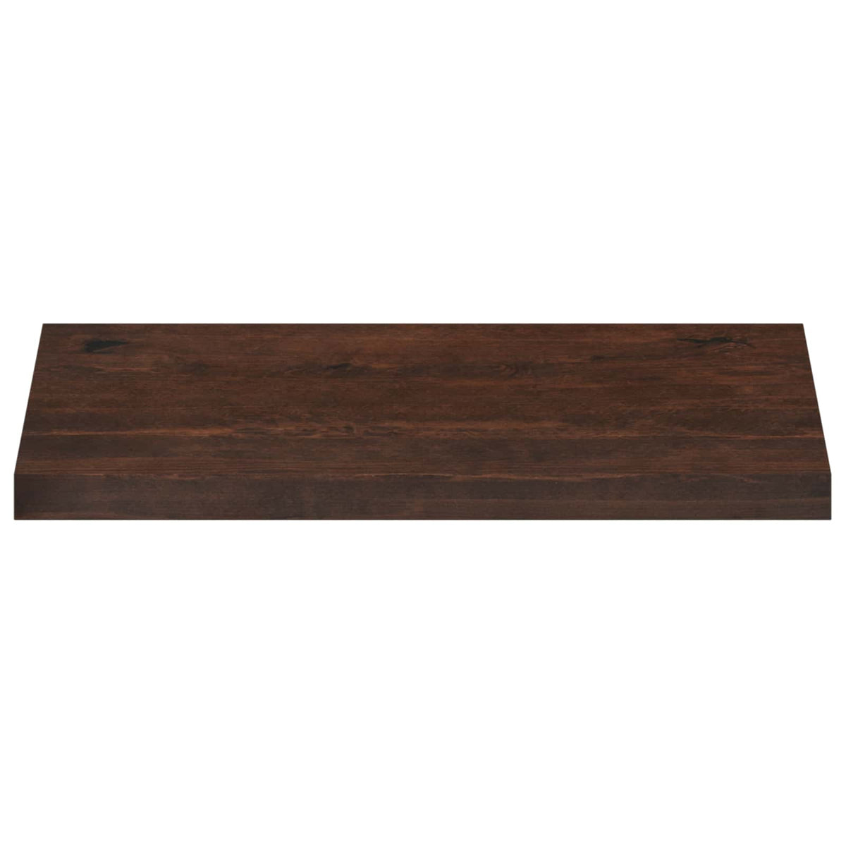 Vindueskarme 2 stk. Mørk Brun 80x 40 x 2 cm Solid bøg