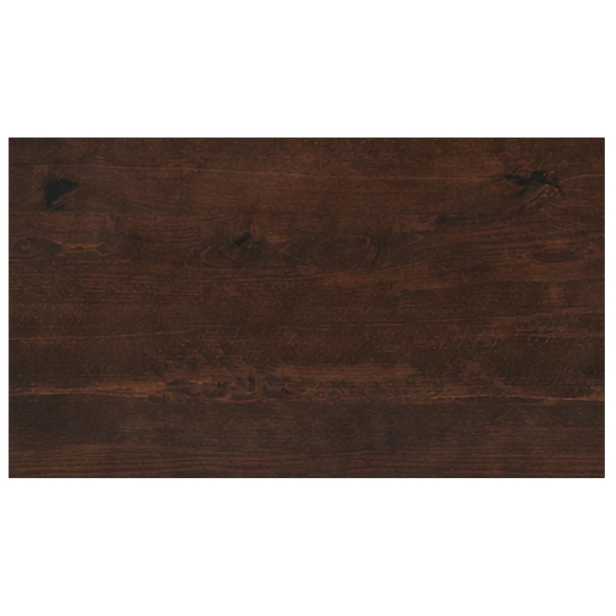Vindueskarme 2 stk. Mørk Brun 80x 40 x 2 cm Solid bøg