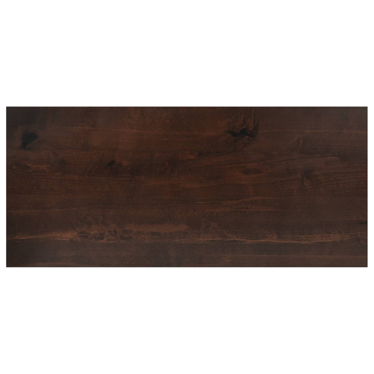 Vindueskarme 2 stk. Mørk Brun 100 x 40 x 2 cm Solid bøg