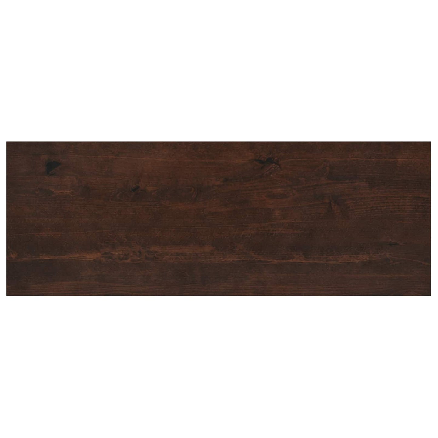 Vindueskarme 2 stk. Mørk Brun 110 x 40 x 2 cm Solid bøg
