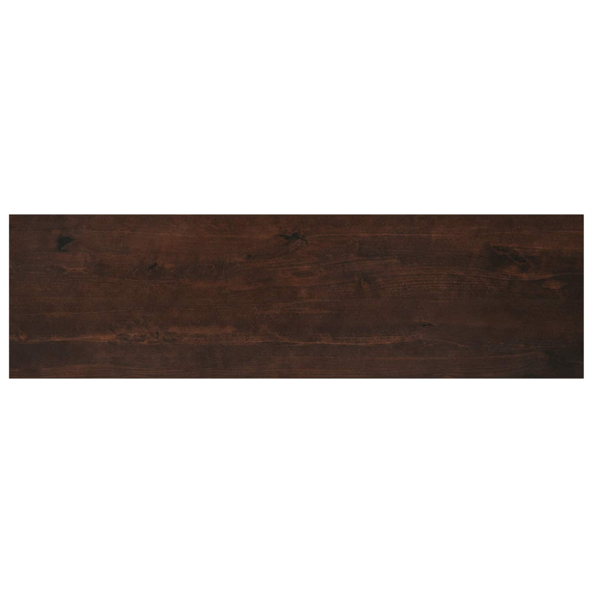 Vindueskarme 2 stk. Mørk Brun 140 x 40 x 2 cm Solid bøg
