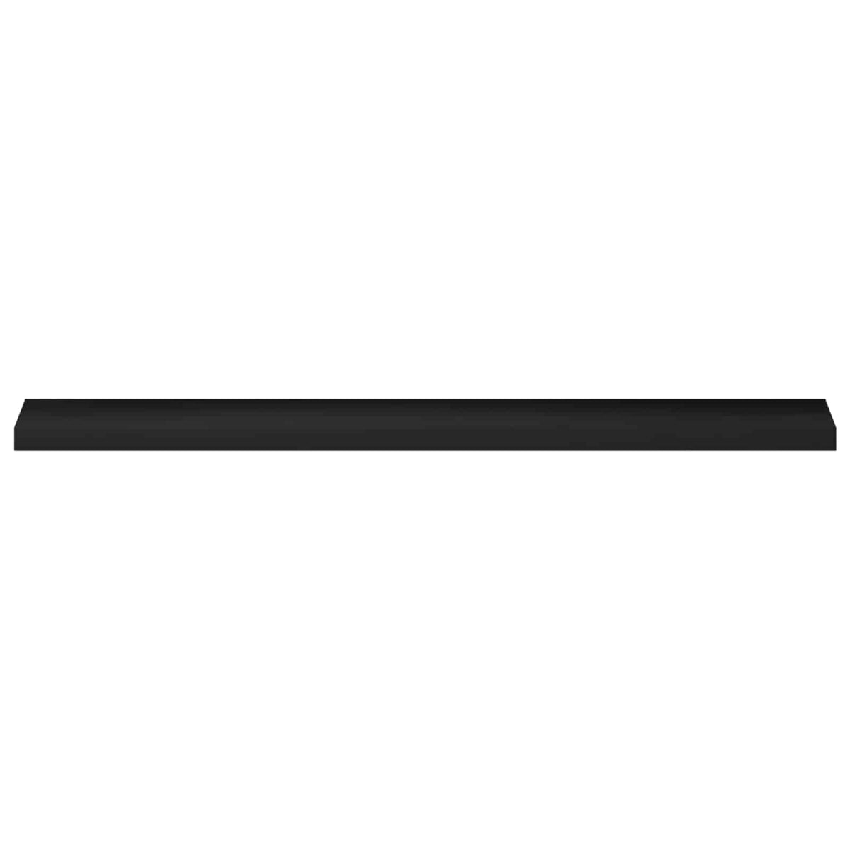 Vindueskarme 2 stk. Sort 160 x 15 x 2 cm Solid bøg