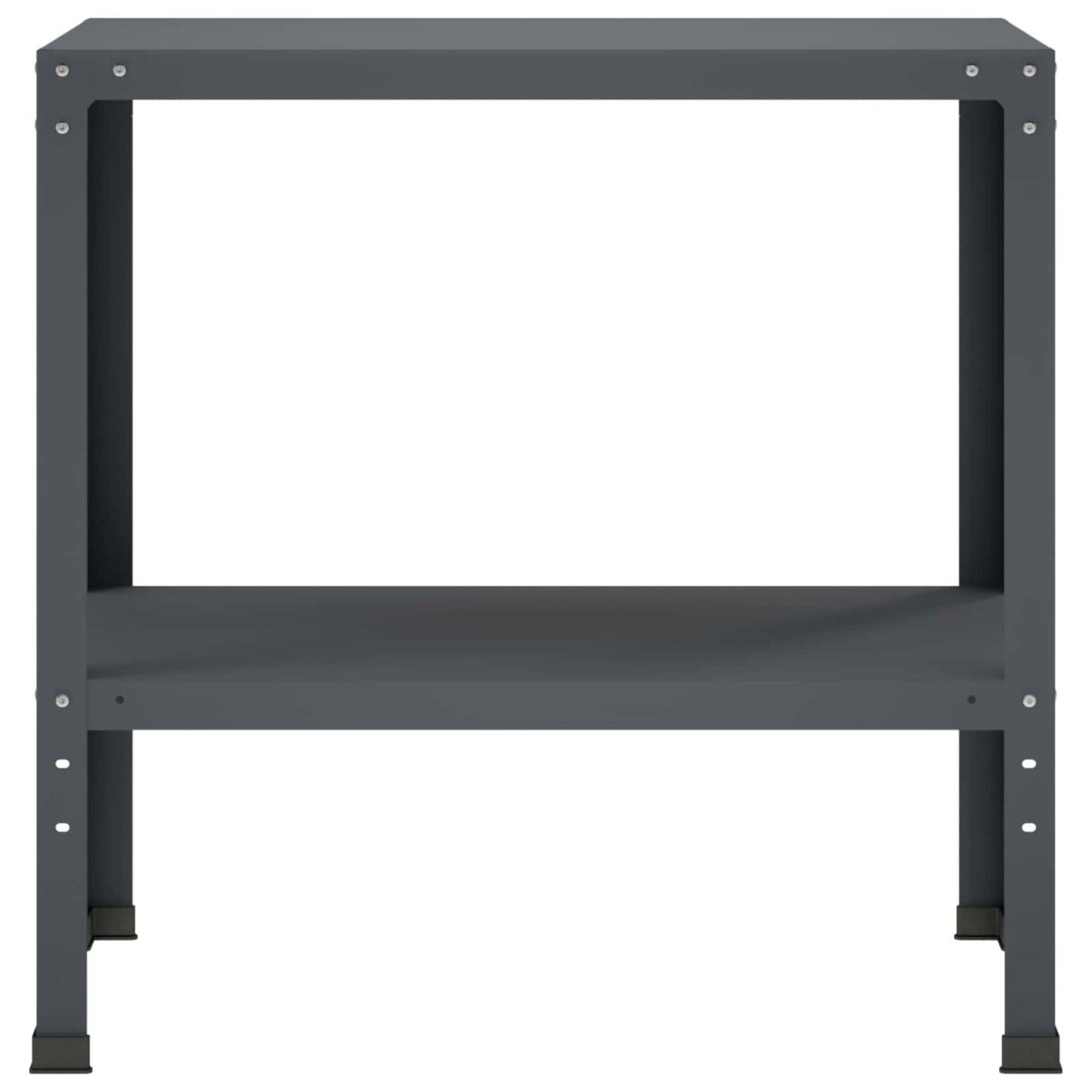 Plantebord 100 x 40 x 80 cm Pulverlakeret stål Antracit