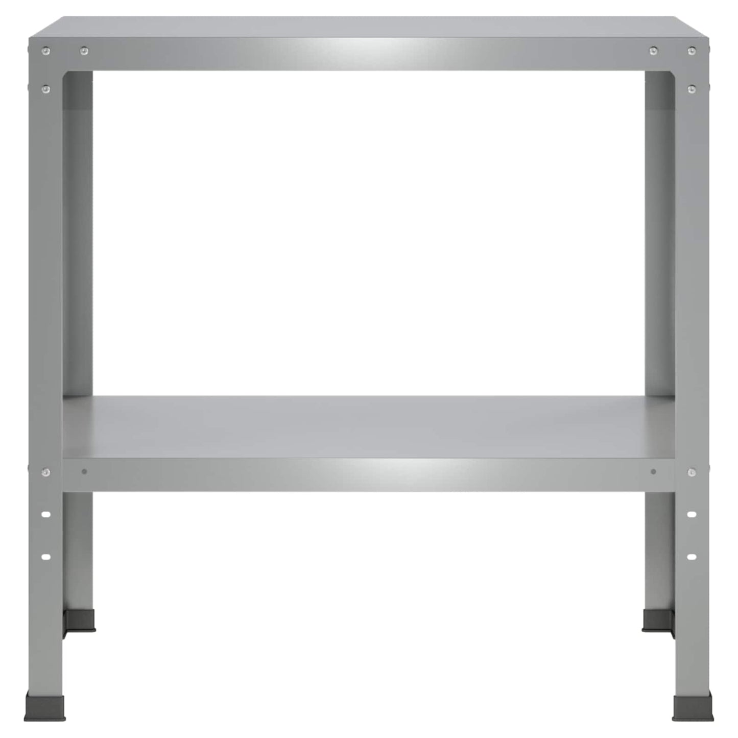 Plantebord 80 x 40 x 80 cm Galvaniseret stål Sølv