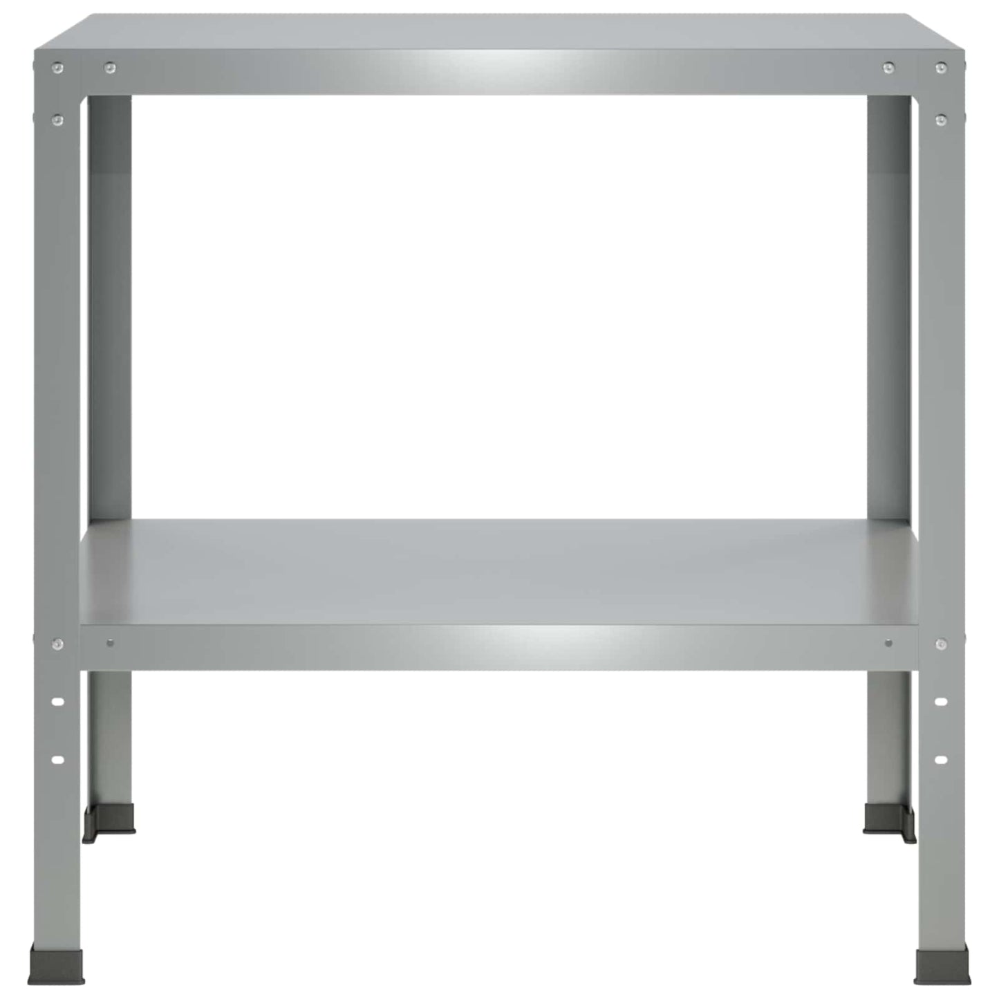 Plantebord 100 x 50 x 80 cm Galvaniseret stål Sølv