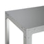 Plantebord 80 x 50 x 80 cm Galvaniseret stål Sølv