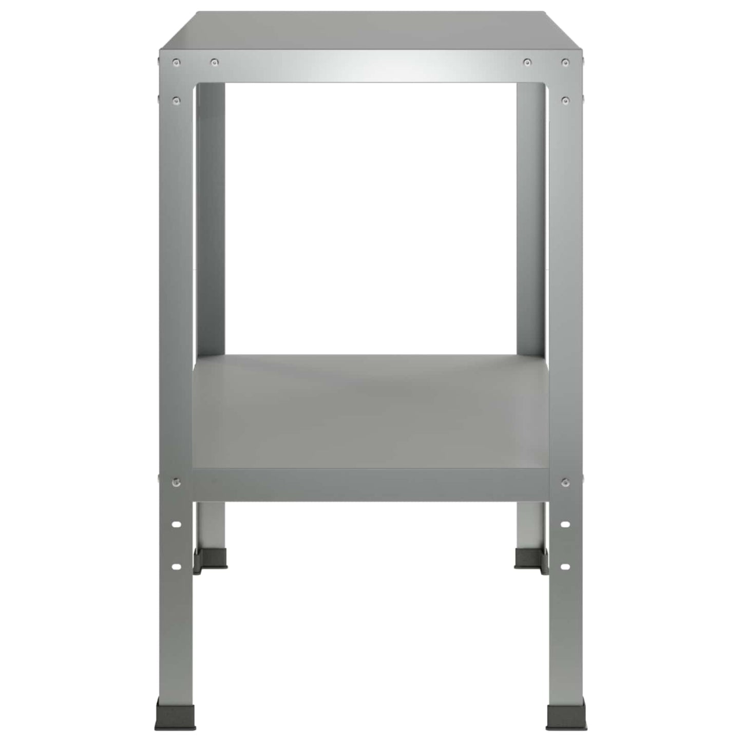 Plantebord 80 x 50 x 80 cm Galvaniseret stål Sølv