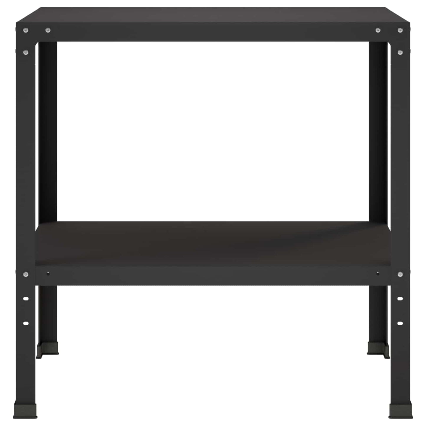 Plantebord 60 x 50 x 80 cm Pulverlakeret stål Sort