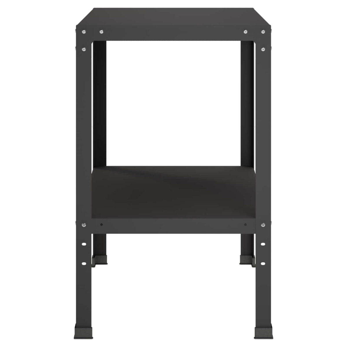 Plantebord 60 x 50 x 80 cm Pulverlakeret stål Sort