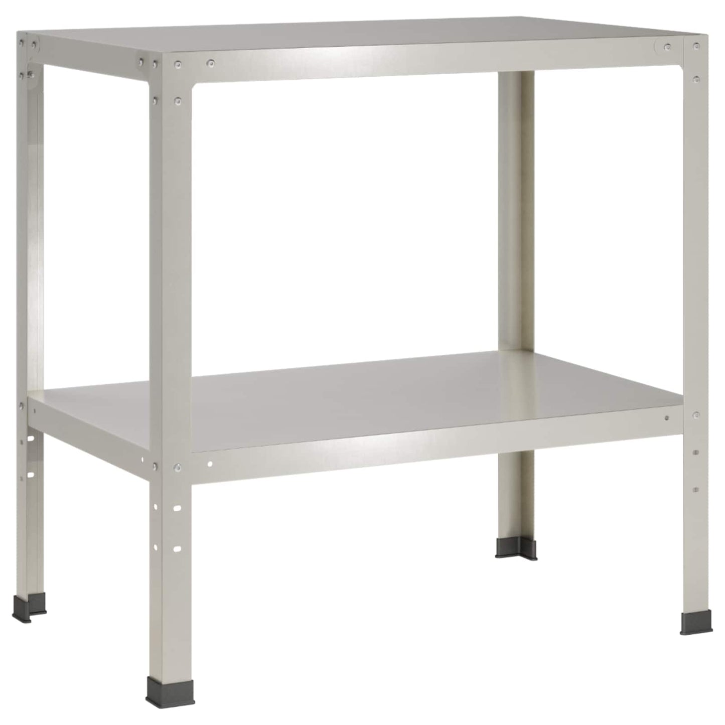 Plantebord 60 x 50 x 80 cm Rustfrit stål Sølv