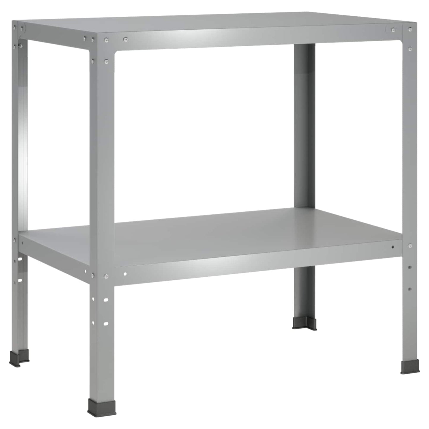 Plantebord 60 x 50 x 80 cm Galvaniseret stål Sølv