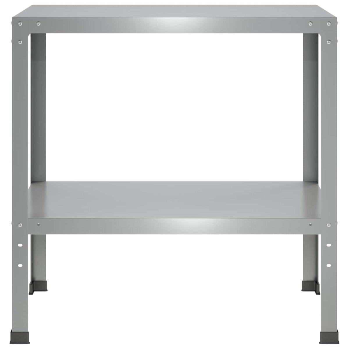 Plantebord 60 x 50 x 80 cm Galvaniseret stål Sølv