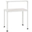 Plantebord 100 x 50 x 104 cm Pulverlakeret stål Hvid