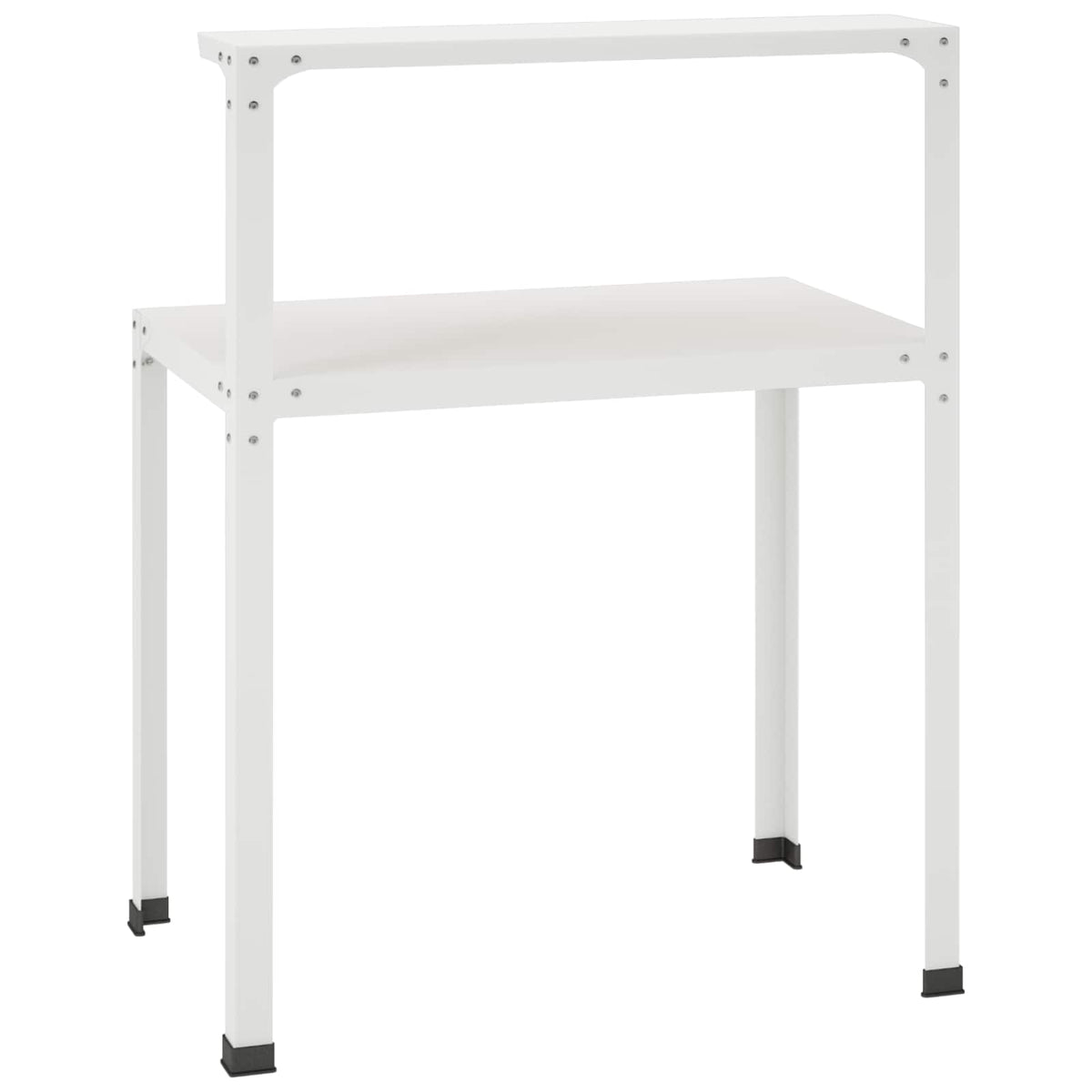 Plantebord 100 x 50 x 104 cm Pulverlakeret stål Hvid