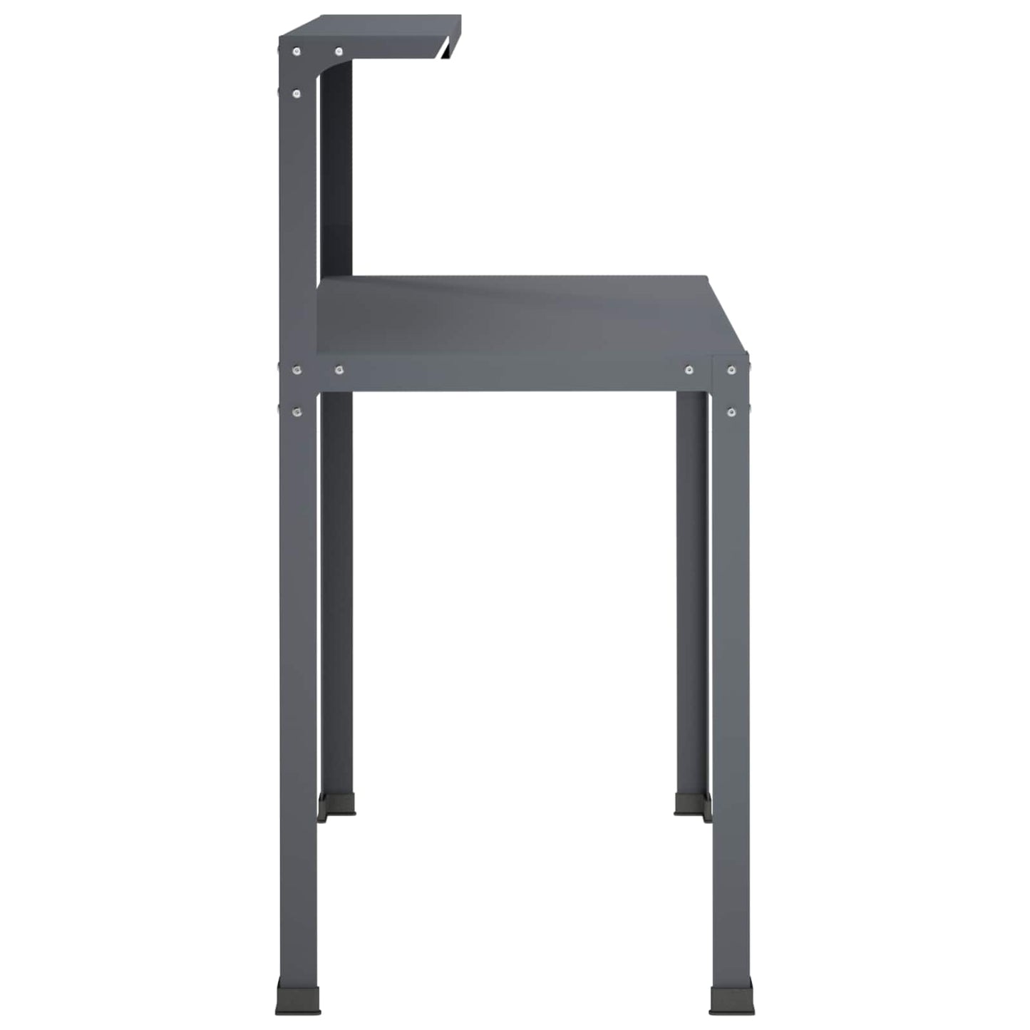 Plantebord 100 x 50 x 104 cm Pulverlakeret stål Antracit