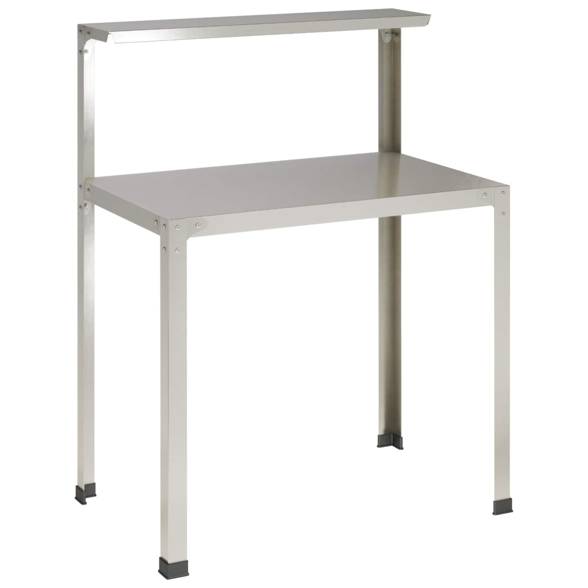 Plantebord 100 x 50 x 104 cm Rustfrit stål Sølv