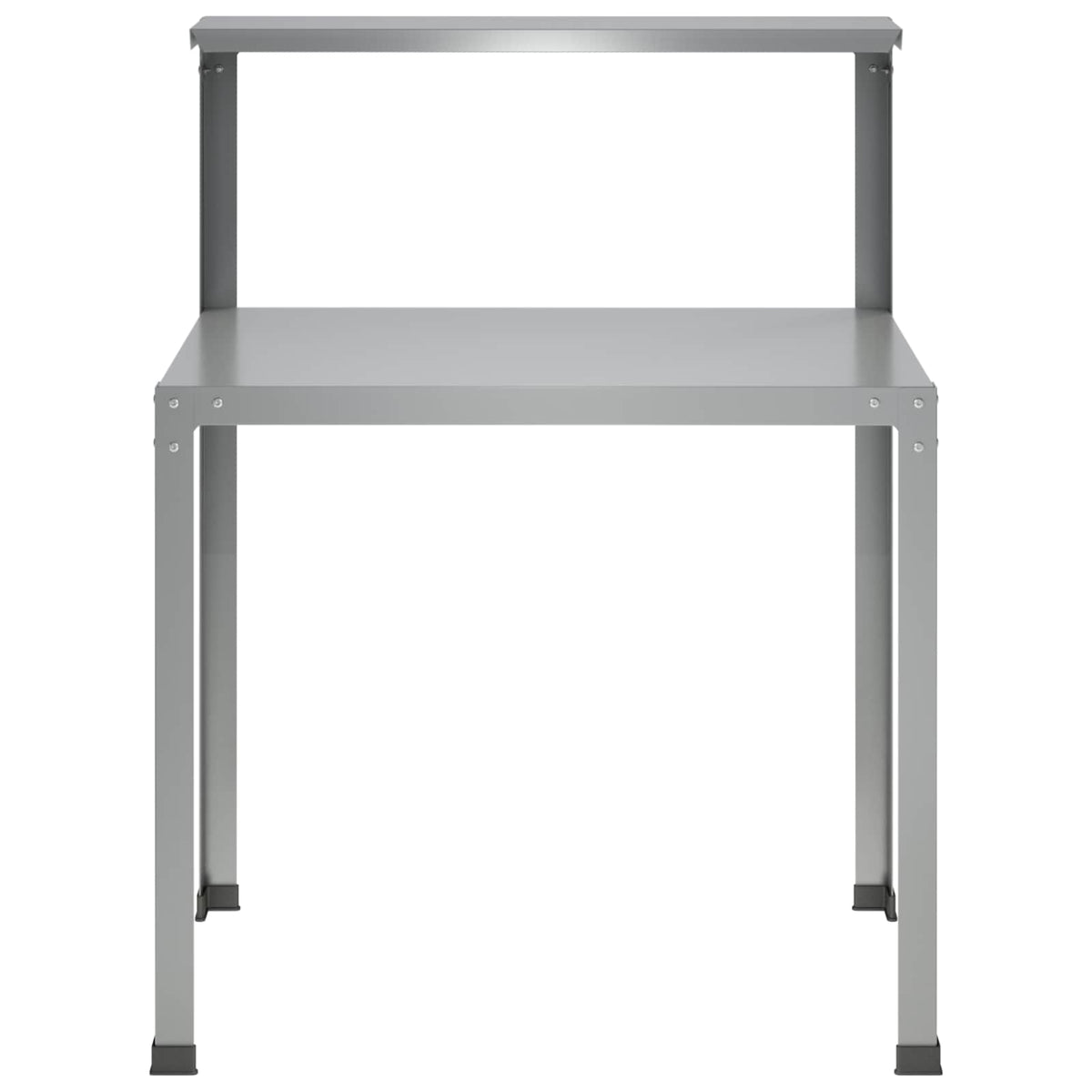 Plantebord 100 x 50 x 104 cm Galvaniseret stål Sølv