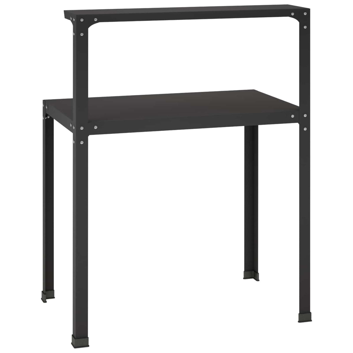 Plantebord 80 x 50 x 104 cm Pulverlakeret stål Sort