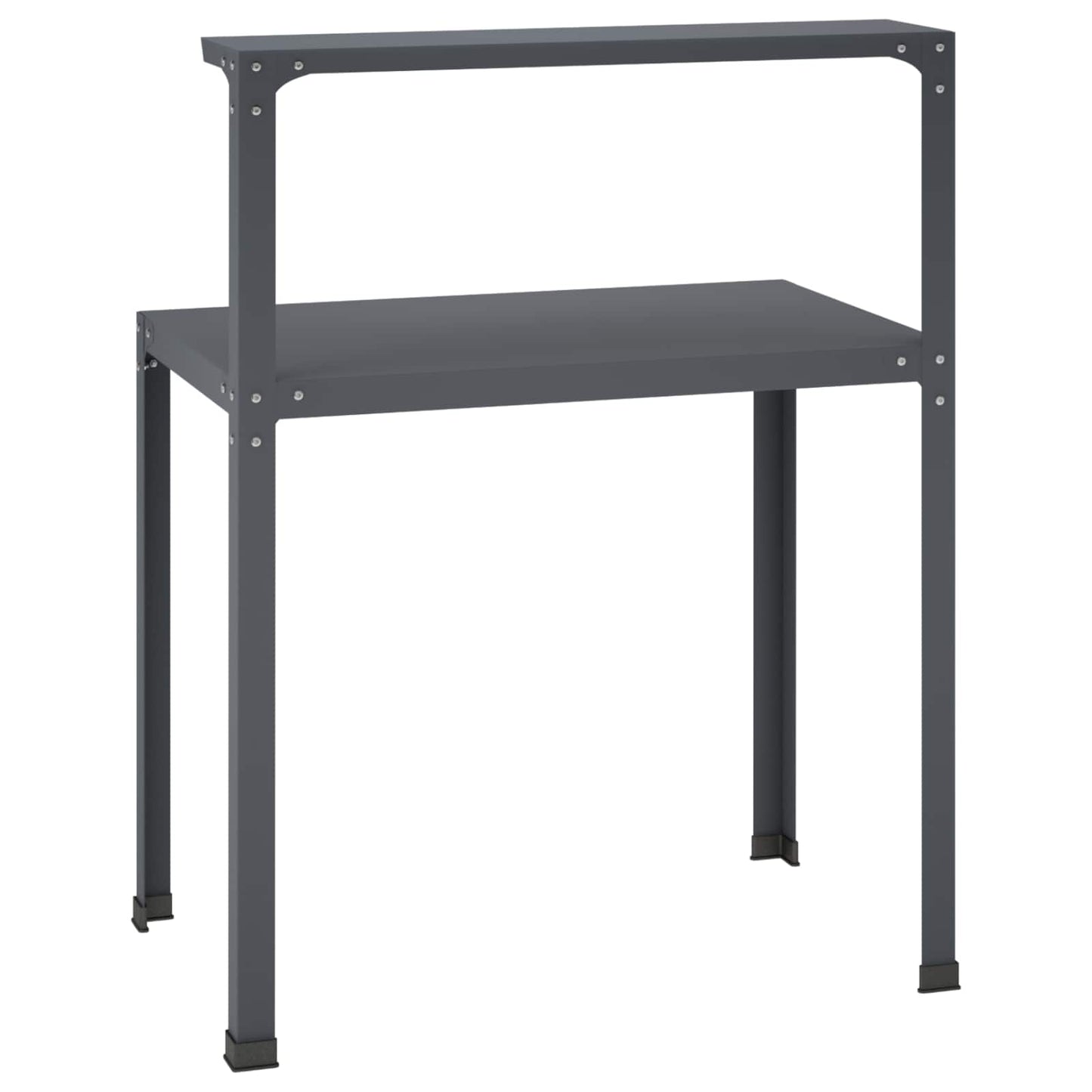 Plantebord 80 x 50 x 104 cm Pulverlakeret stål Antracit