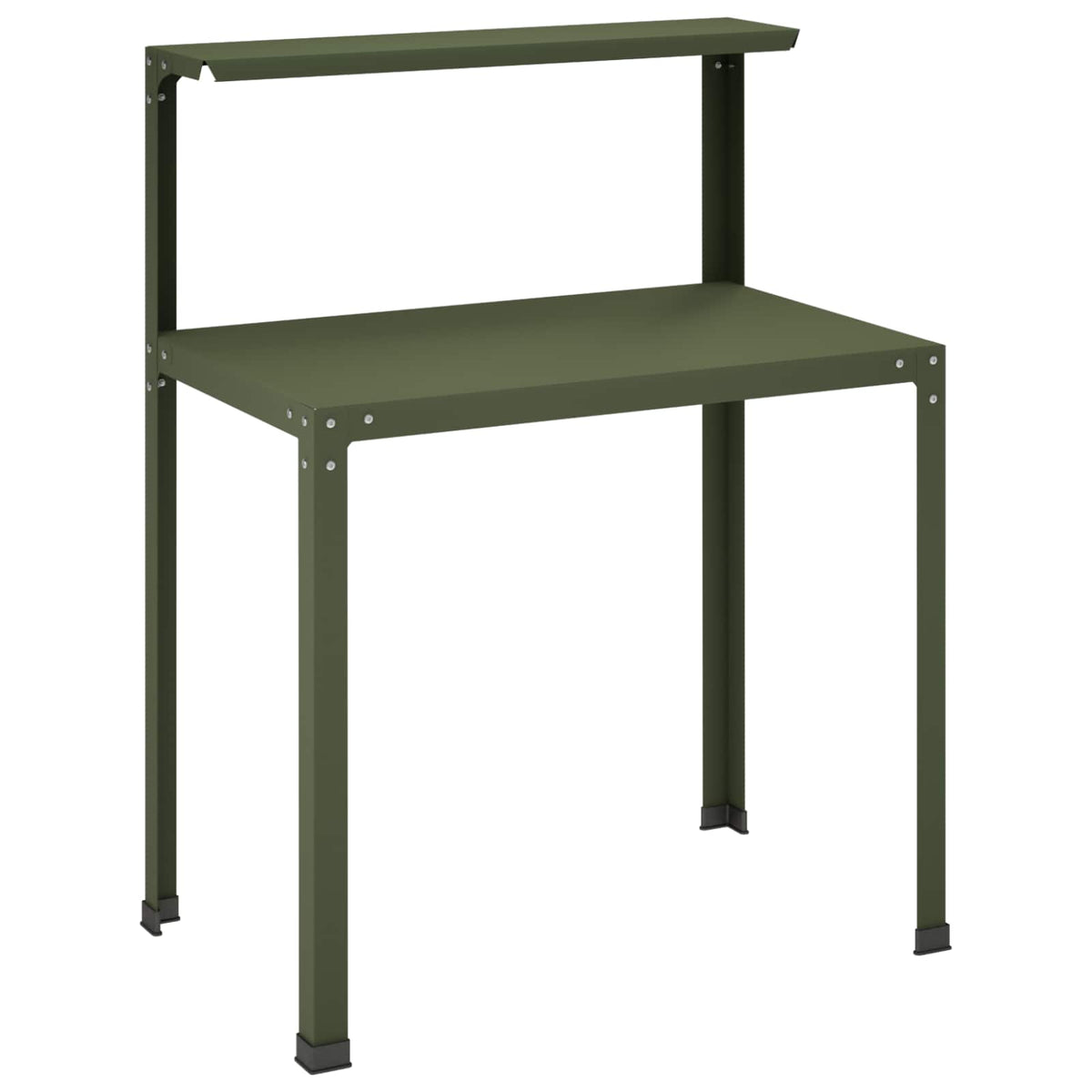 Plantebord 80 x 50 x 104 cm Pulverlakeret stål Olivengrøn