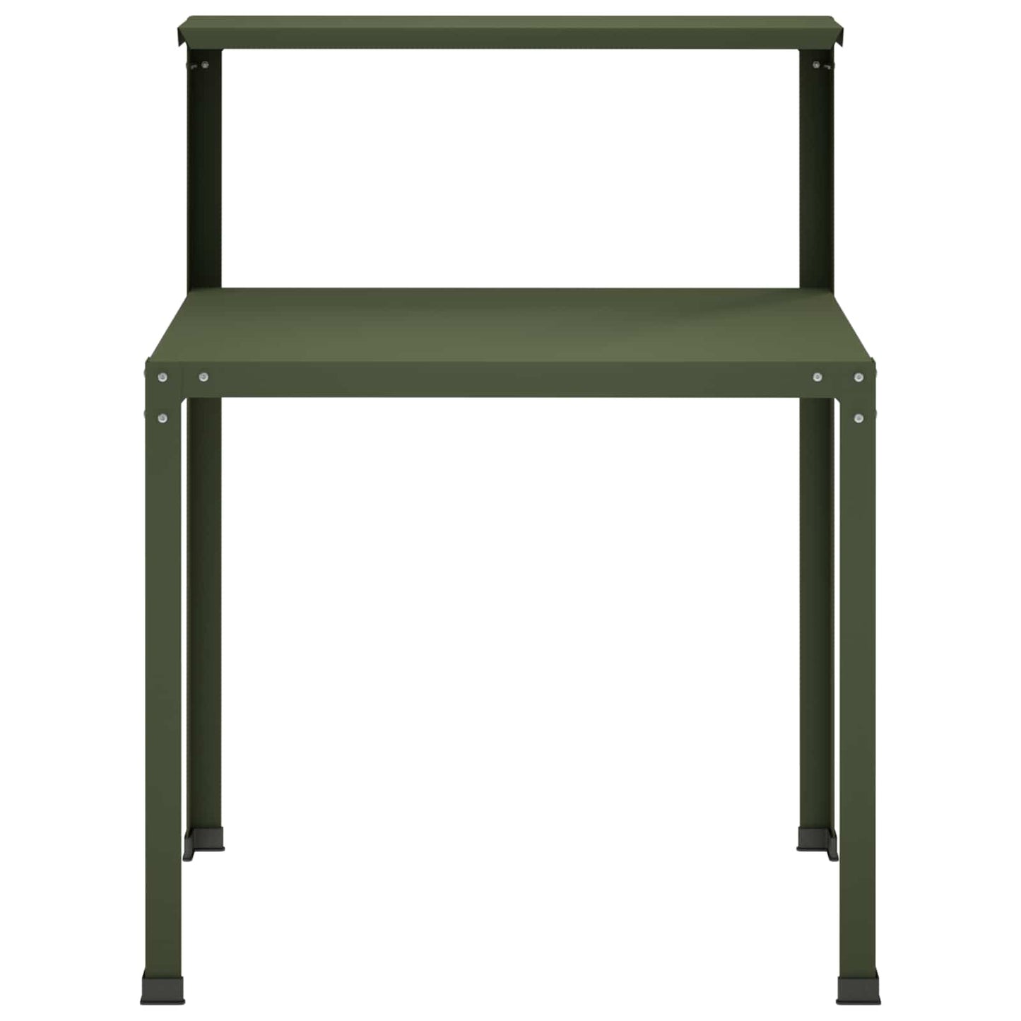 Plantebord 80 x 50 x 104 cm Pulverlakeret stål Olivengrøn