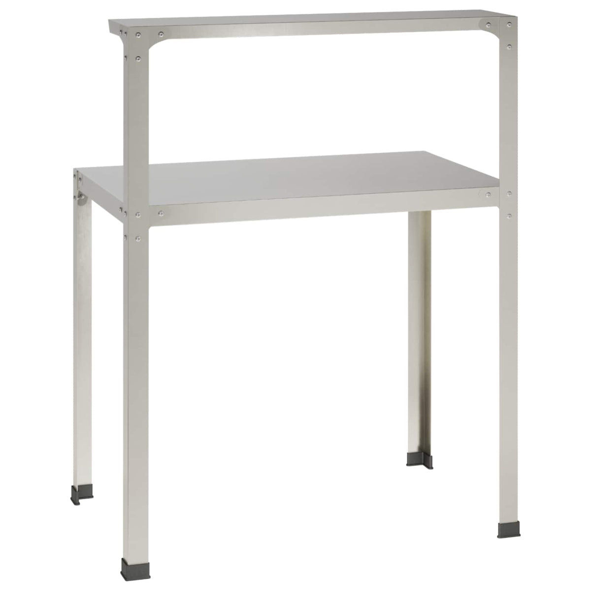 Plantebord 80 x 50 x 104 cm Rustfrit stål Sølv
