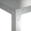 Plantebord 80 x 50 x 104 cm Galvaniseret stål Sølv
