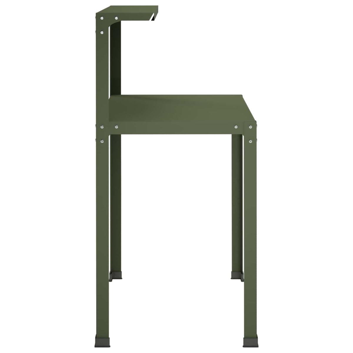 Plantebord 60 x 50 x 104 cm Pulverlakeret stål Olivengrøn