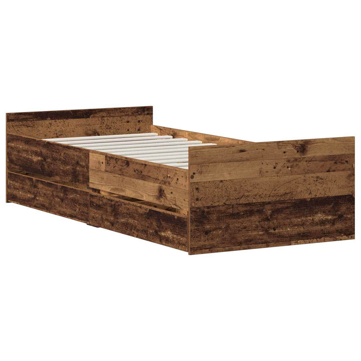 Sengestel Gammelt træ 90 x 200 cm Konstrueret træ