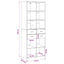 Bogreol Sort eg 30 x 42.4 x 185.2 cm