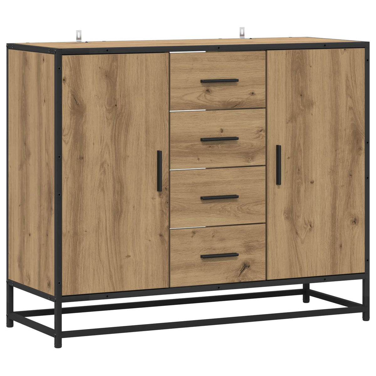 Sideboard Artisan-eg 92 x 35 x 76 cm Konstrueret træ