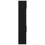 Opbevaringsskab med hylder Sort eg 70 x 42,5 x 225 cm