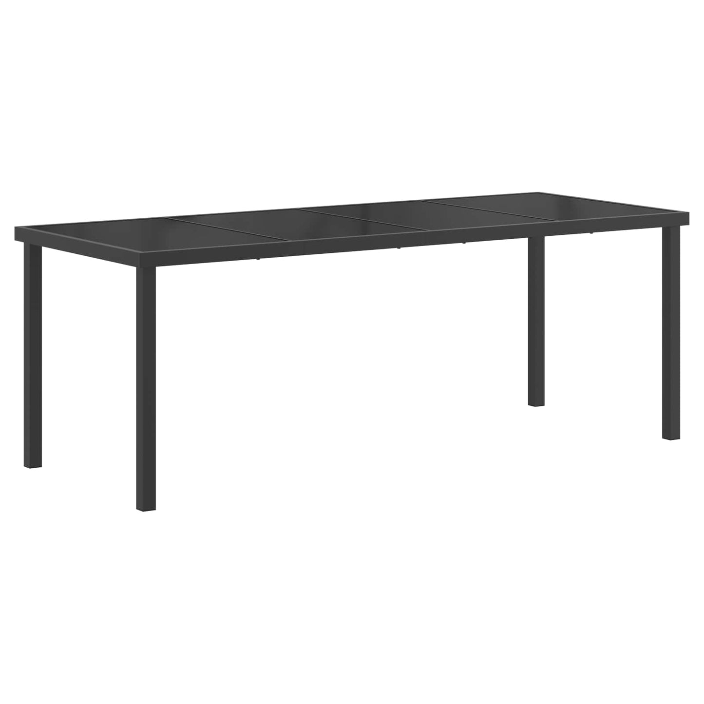 Have Spisebordssæt 9 stk. Sort og Anthracit polyrattan