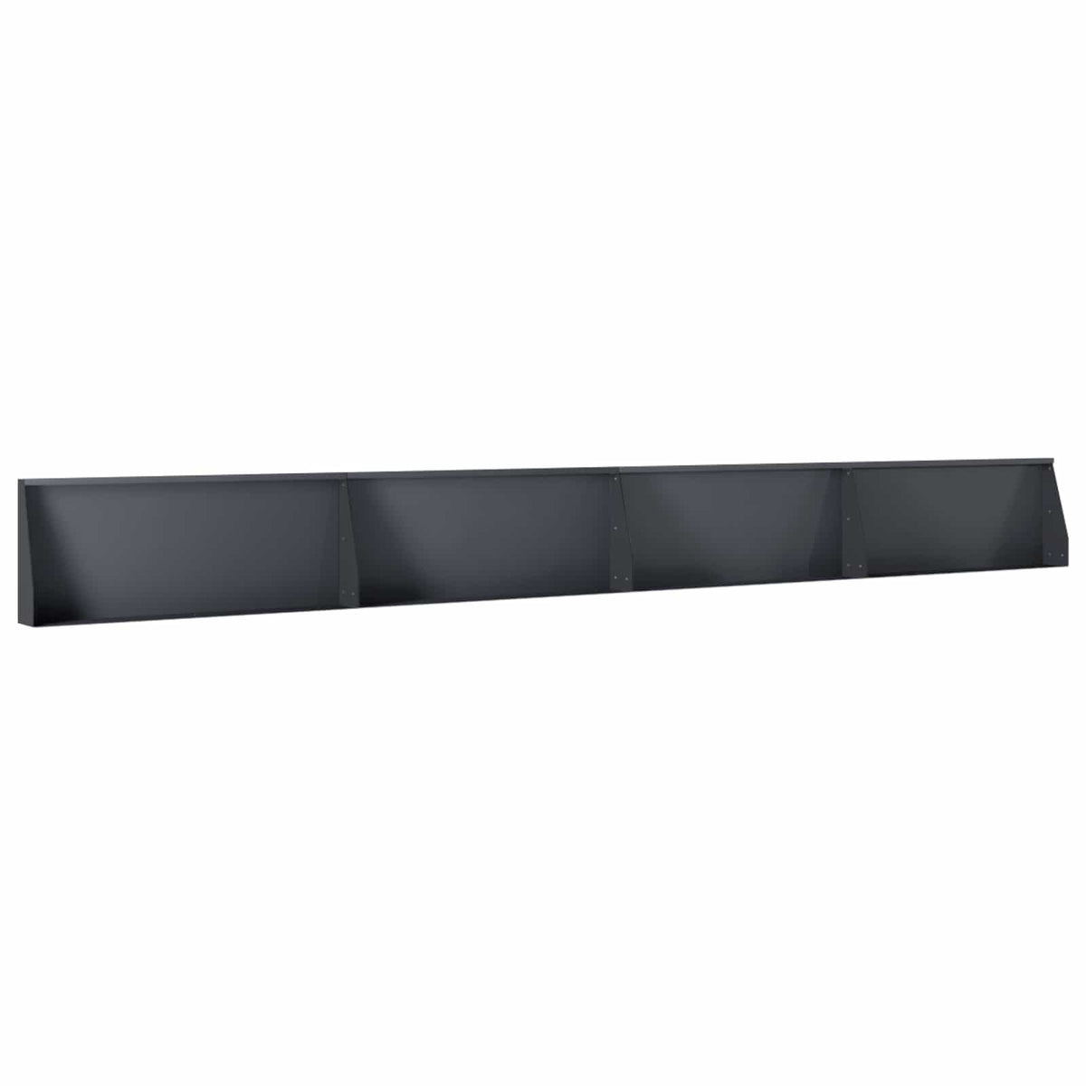 Støttemur 4 stk. 100 x 12 x 30 cm Stål Antracit