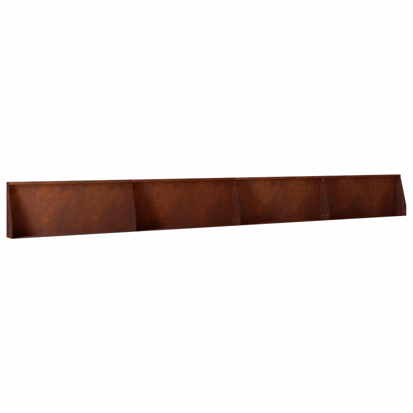 Støttemur 4 stk. 100 x 12 x 30 cm Cortenstål Rusten