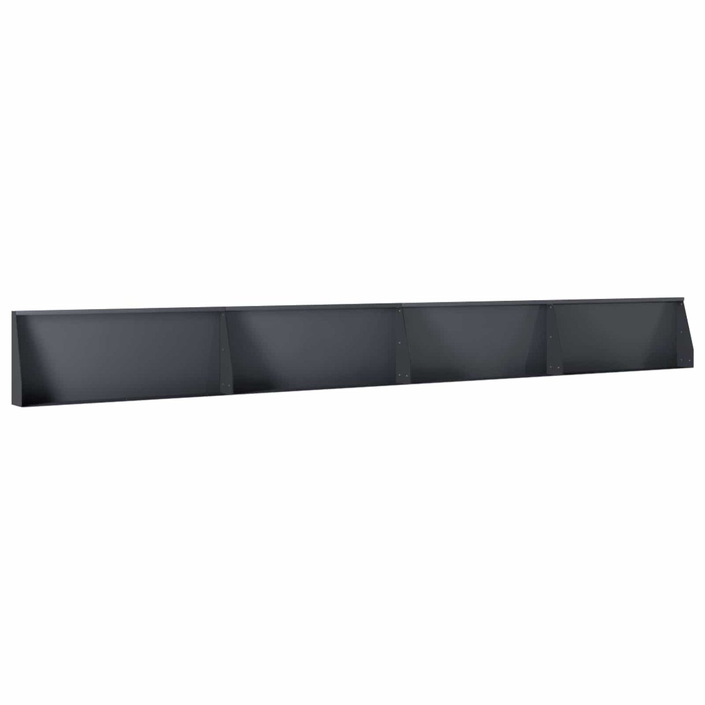 Støttemur 4 stk. 100 x 12 x 40 cm Stål Antracit