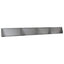 Støttemur 4 stk. 100 x 12 x 40 cm Galvaniseret stål Sølv