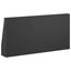 Støttemur 4 stk. 40 x 12 x 30 cm Stål Sort