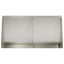 Støttemur 4 stk. 40 x 12 x 40 cm Rustfrit stål Sølv
