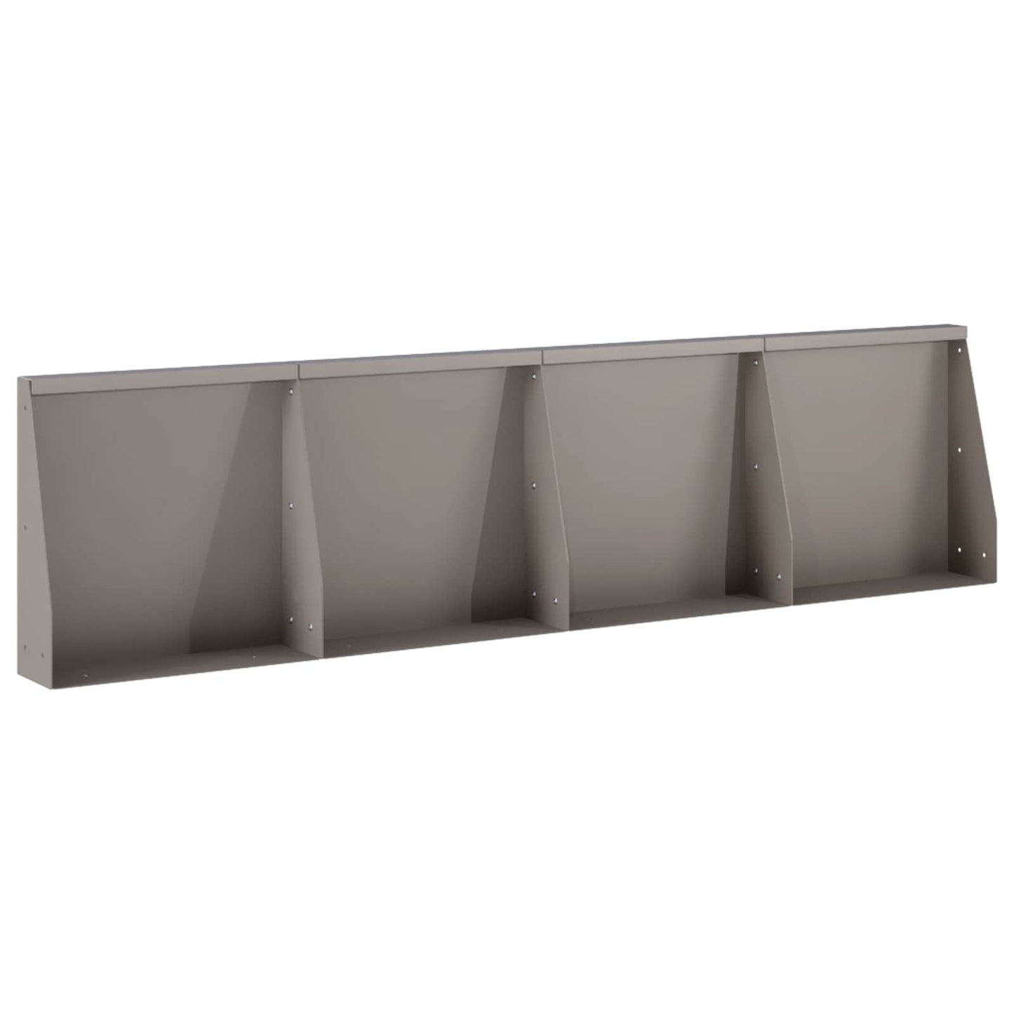 Støttemur 4 stk. 40 x 12 x 40 cm Cortenstål Rusten