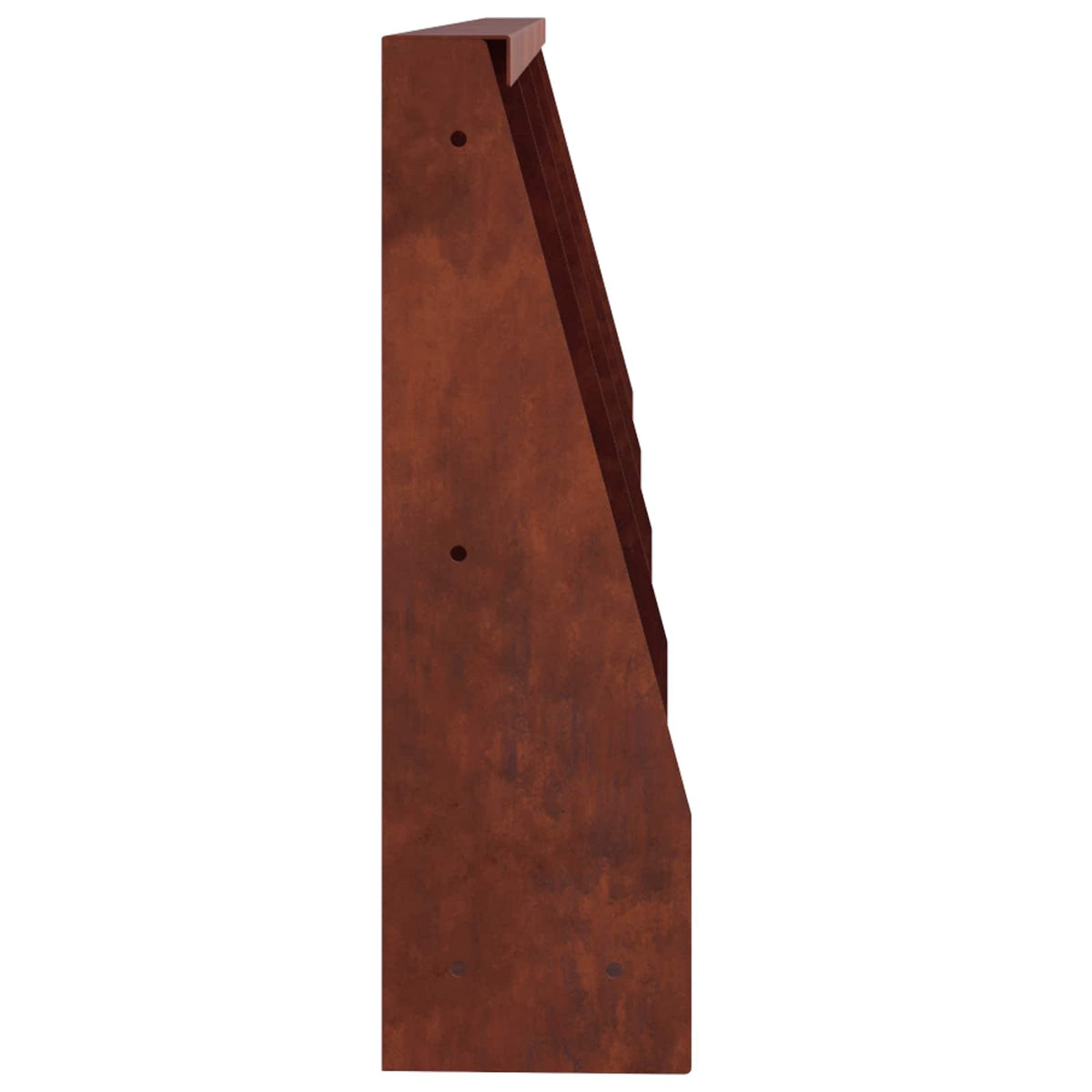Støttemur 4 stk. 40 x 12 x 40 cm Cortenstål Rusten