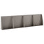Støttemur 4 stk. 40 x 12 x 50 cm Cortenstål Rusten