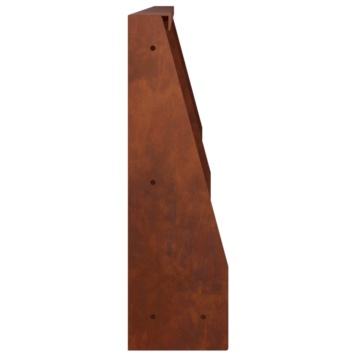Støttemur 4 stk. 60 x 12 x 30 cm Cortenstål Rusten