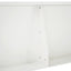 Støttemur 4 stk. 60 x 12 x 40 cm Stål Hvid