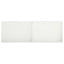 Støttemur 4 stk. 60 x 12 x 40 cm Stål Hvid