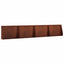 Støttemur 4 stk. 60 x 12 x 40 cm Cortenstål Rusten